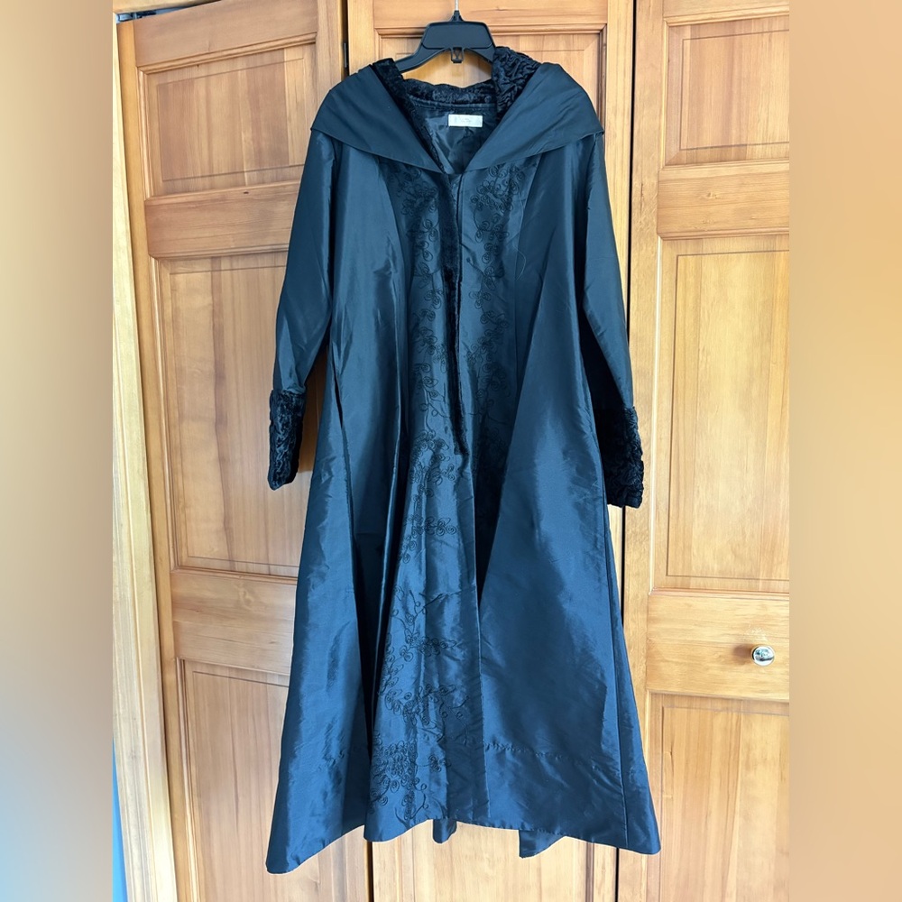 Nataya Steampunk Long Black Coat
